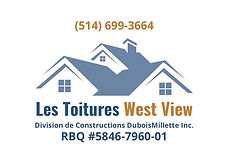 Logo Les Toitures West View, couvreur familial à Montréal
